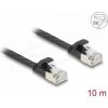 Delock RJ45 lapos patch kábelcsatlakozó a dugóhoz Cat.6A U/FTP 10 m fekete