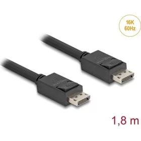 Delock DisplayPort kábel 16K 60 Hz 80 Gbps 1,8 m