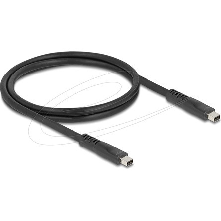 Delock Mini DisplayPort kábel 16K 60 Hz 80 Gbps 1 m