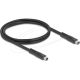 Delock Mini DisplayPort kábel 16K 60 Hz 80 Gbps 1 m
