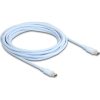Delock USB 2.0 kábel USB Type-C  dugó - dugó PD 3.0 60 W 4 m kék Szilikon