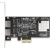 Delock PCI Express x2 kártya - 2 x RJ45 5 Gigabit LAN