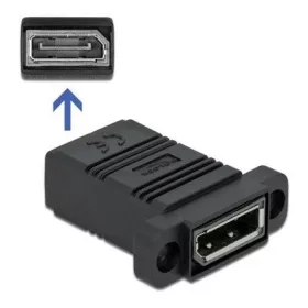  Delock Easy 45 DisplayPort 1.4 -> DisplayPort 1.4 F/F adapter fekete