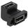 Delock ADA Delock 81310 DisplayPort F adapter 90 fokban elforgatott