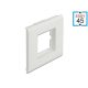 Delock Easy 45 modul tartó fehér 85x80mm