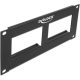 Delock Easy 45 10  patch panel kivágás 2 x 90,5 x 45,2 mm, 2U, fekete