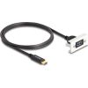 Delock SuperSpeed USB-C 3.2 Gen2 -> USB-A 3.2 Gen 2 M/F Easy 45 modul 1m