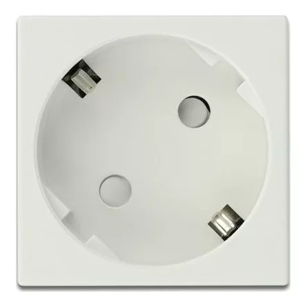 Delock 45 x 45 mm méretű, 45  elrendezésű Easy 45 földelt hálózati csatlakozóaljzat