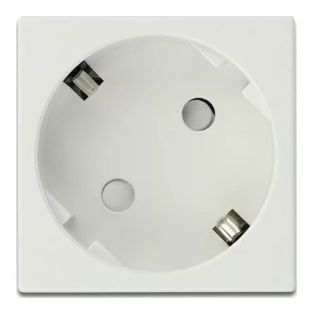 Delock 45 x 45 mm méretű, 45  elrendezésű Easy 45 földelt hálózati csatlakozóaljzat