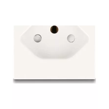 Delock 45 x 45 mm méretű, Easy 45 földelt hálózati csatlakozóaljzat T13 Svájc