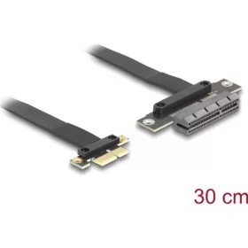   Delock Riser kártya PCI Express 3.0 x1 x1-es apa x4-es bővítőhelyre, 30 cm-es kábellel