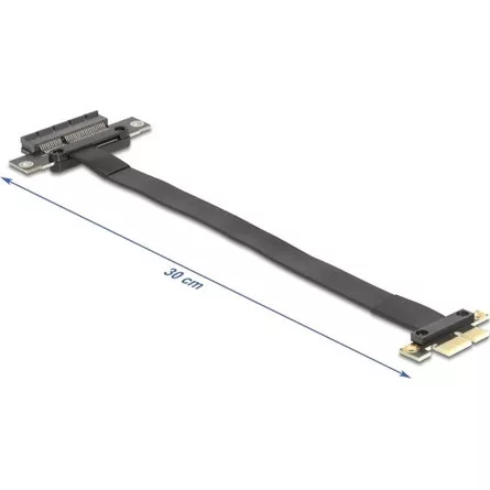 Delock Riser kártya PCI Express 3.0 x1 x1-es apa x4-es bővítőhelyre, 30 cm-es kábellel