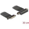 Delock Riser kártya PCI Express 3.0 x4 x4-es apa x8-as bővítőhelyre, 30 cm-es kábellel