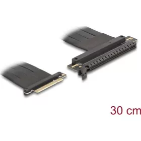   Delock Riser kártya PCI Express 3.0 x8 x8 apa x16 foglalatba, 30 cm-es kábellel