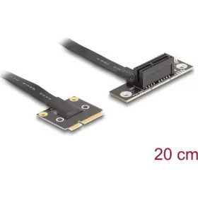   Delock adapter Mini PCIe apa PCIe 3.0 x1 női PCIe 3.0 x1 90 -os szögben, 20 cm-es kábellel