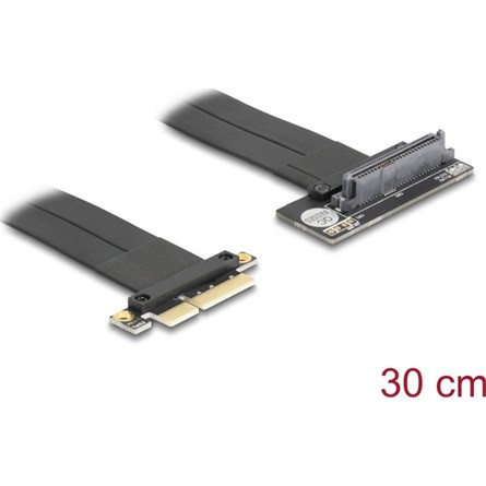 Delock Riser kártya PCI Express 3.0 x4 apa U.2 SFF-8639 SSD-helyre 90 -os szögben, kábellel 30 cm