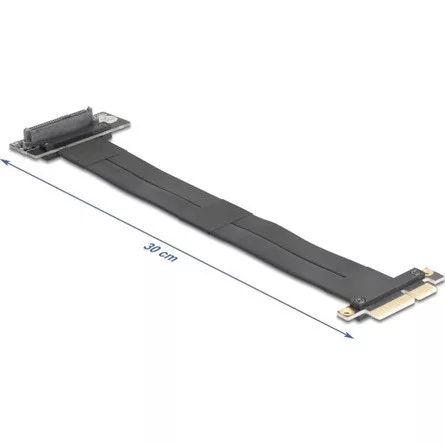 Delock Riser kártya PCI Express 3.0 x4 apa U.2 SFF-8639 SSD-helyre 90 -os szögben, kábellel 30 cm