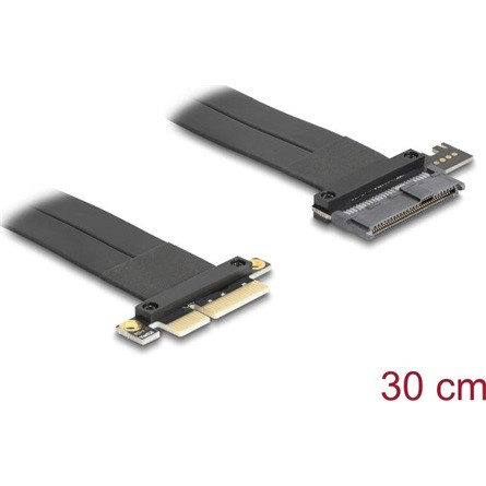 Delock Riser kártya PCI Express 3.0 x4 apa U.2 SFF-8639 SSD slot, kábel 30 cm