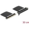 Delock Riser kártya PCI Express 4.0 x16-os x16-os csatlakozóhelyre, 30 cm-es kábellel