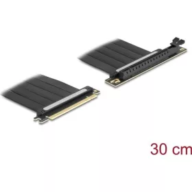   Delock Riser kártya PCI Express 4.0 x16 apa x16 foglalatba 90 -os szögben, 30 cm-es kábellel