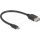 Delock USB 2.0 kábel EASY USB Type Micro apa - EASY USB Type-A anya 0,2 m