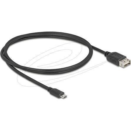 Delock USB 2.0 kábel EASY USB Type Micro apa - EASY USB Type-A anya 1 m