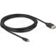 Delock USB 2.0 kábel EASY USB Type Micro apa - EASY USB Type-A anya 3 m