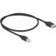 Delock USB 2.0 kábel USB Type-B apa - EASY USB Type-A anya 0,5 m