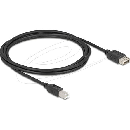 Delock USB 2.0 kábel USB Type-B apa - EASY USB Type-A anya 2 m