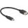 Delock USB 2.0 kábel USB Type-C  apa   EASY USB Type-A anya, 0,2 m