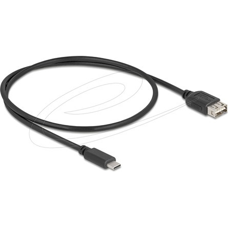 Delock USB 2.0 kábel USB Type-C  apa   EASY USB Type-A anya, 0,5 m