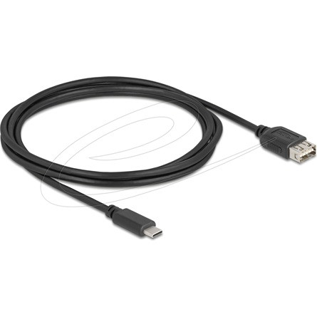 Delock USB 2.0 kábel USB Type-C  apa   EASY USB Type-A anya, 2 m