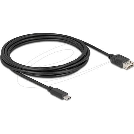 Delock USB 2.0 kábel USB Type-C  apa   EASY USB Type-A anya, 3 m