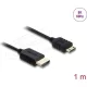 Delock Koaxiális High Speed HDMI kábel HDMI dugó - Mini HDMI dugó 8K 60 Hz 1 m