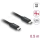 Delock Koaxiális USB 40 Gbps kábel USB PD 3.1 240 W 0,5 m