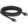 Delock HDMI 2.1 -> HDMI 2.1 M/M video kábel 5m fekete