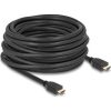 Delock HDMI 2.1 -> HDMI 2.1 M/M video kábel 12m fekete