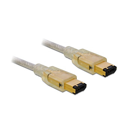 Delock KAB Delock 82575 6pin / 6pin FireWire összekötő kábel - 3m