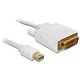 Delock KAB Delock 82641 mini Displayport - 24pin DVI apa kábel - 1m