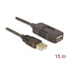 Delock Kábel - 82689 (USB2.0 Hosszabbító kábel, aktív, 15m)