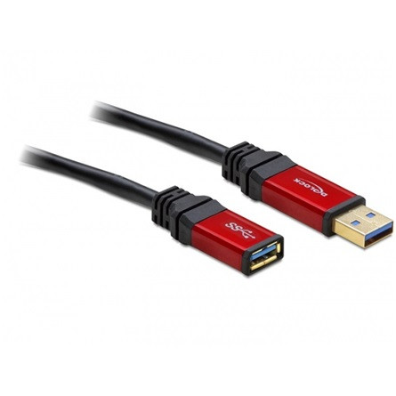 Delock KAB Delock 82754 USB 3.0 A apa/anya hosszabbító prémium kábel - 3m