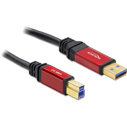 Delock KAB Delock 82756 USB3.0 A dugó > B dugó USB kábel - 1m