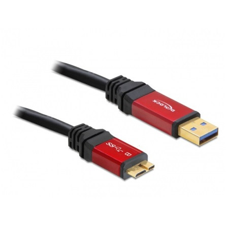 Delock KAB Delock 82760 USB 3.0-A > microB apa/apa prémium kábel - 1m