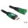 Delock HDMI 1.4 - HDMI 1.4 M/M video kábel 3m fekete egyenes/90°jobb