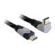 Delock KAB Delock 82993 HDMI-A apa > HDMI-A apa elforgatott High Speed HDMI kábel Ethernettel - 1m