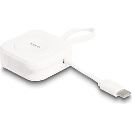 Delock USB Type-C  töltő felület Apple órákhoz fehér, mágneses