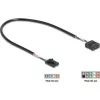 Delock Kábel USB 2.0-s csatlakozóhüvellyel, 2,54 mm, 4 tű a USB 2.0-s csatlakozóhüvellyel, 2,54 mm, 10 tű, 30 cm