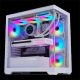 Spirit of Gamer Számítógépház - SPARK Arctic (fehér, ablakos, 9x12cm ventilátor, alsó táp,  ATX, 2xUSB3.0, 1xUSB-C)