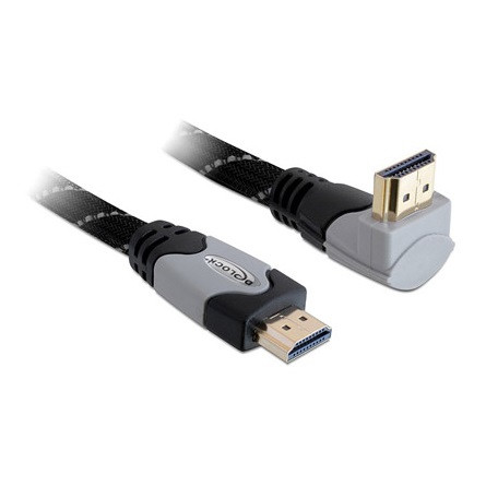 Delock KAB Delock 83077 A-A apa-apa High Speed HDMI döntött kábel Ethernettel - 5m