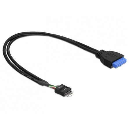 Delock ADA Delock 83095 kábel USB 3.0 pin header anya > USB 2.0 pin header apa